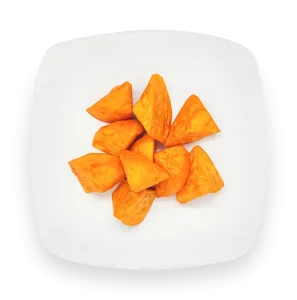 Frozen Fried Orange Sweet Potato Rangiri Cut