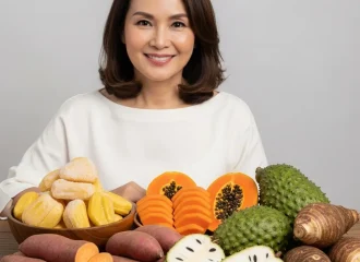 Buah nangka beku dan ubi jalar sebagai bahan makanan untuk kulit glowing dan awet muda