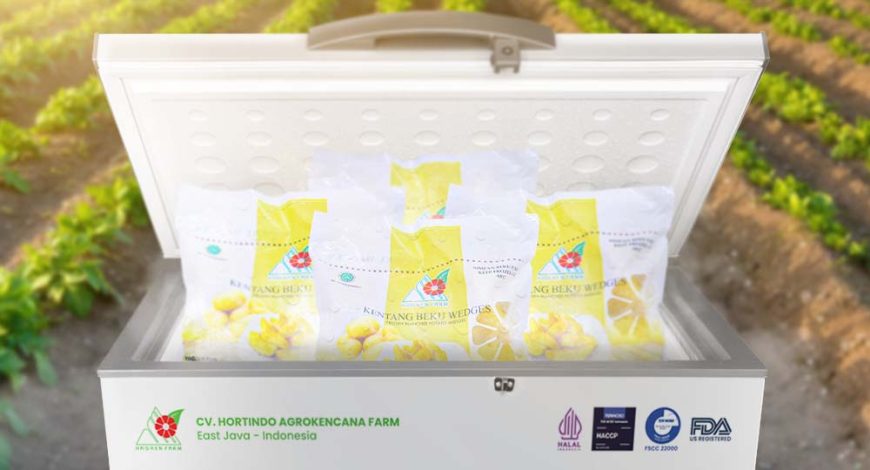 kentang beku didalam freezer